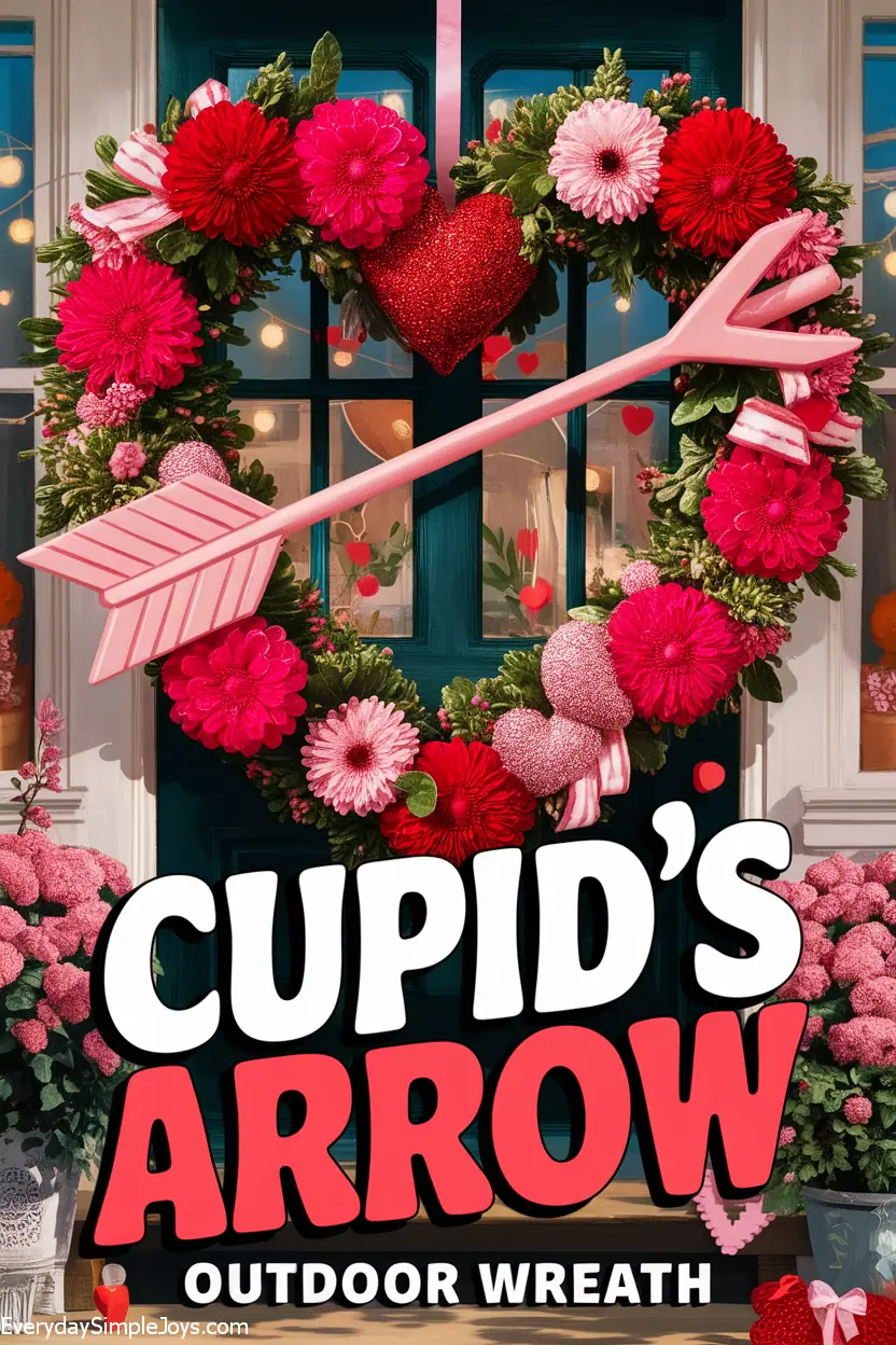 Cupid’s Arrow Outdoor Wreath