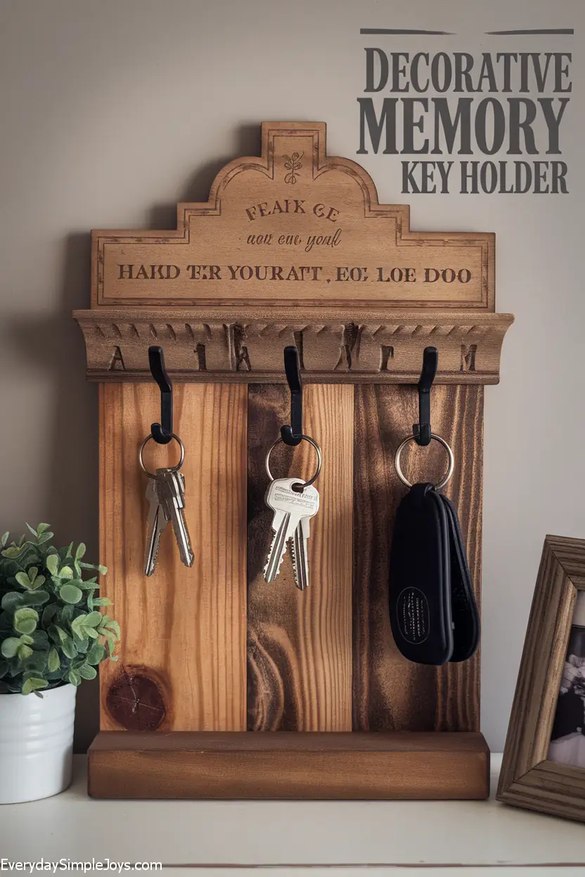 Decorative Memory Key Holder