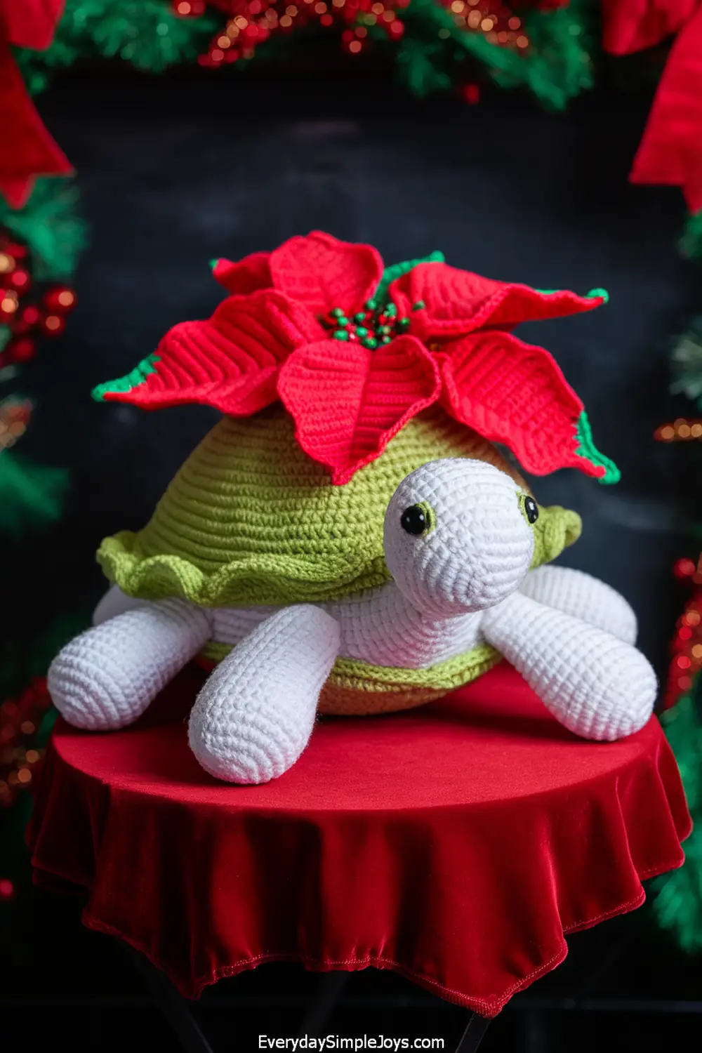 Christmas Plushie Turtle Design