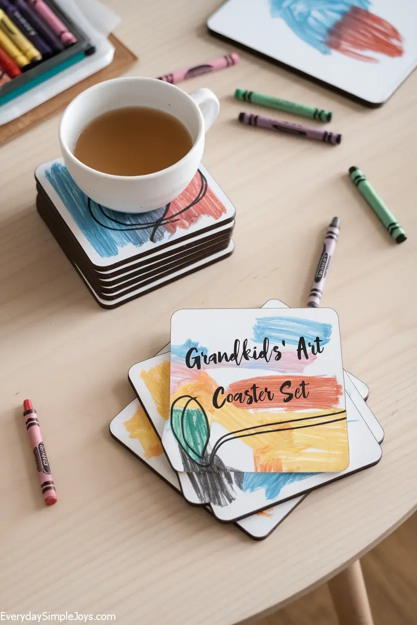 Grandkids’ Art Coaster Set