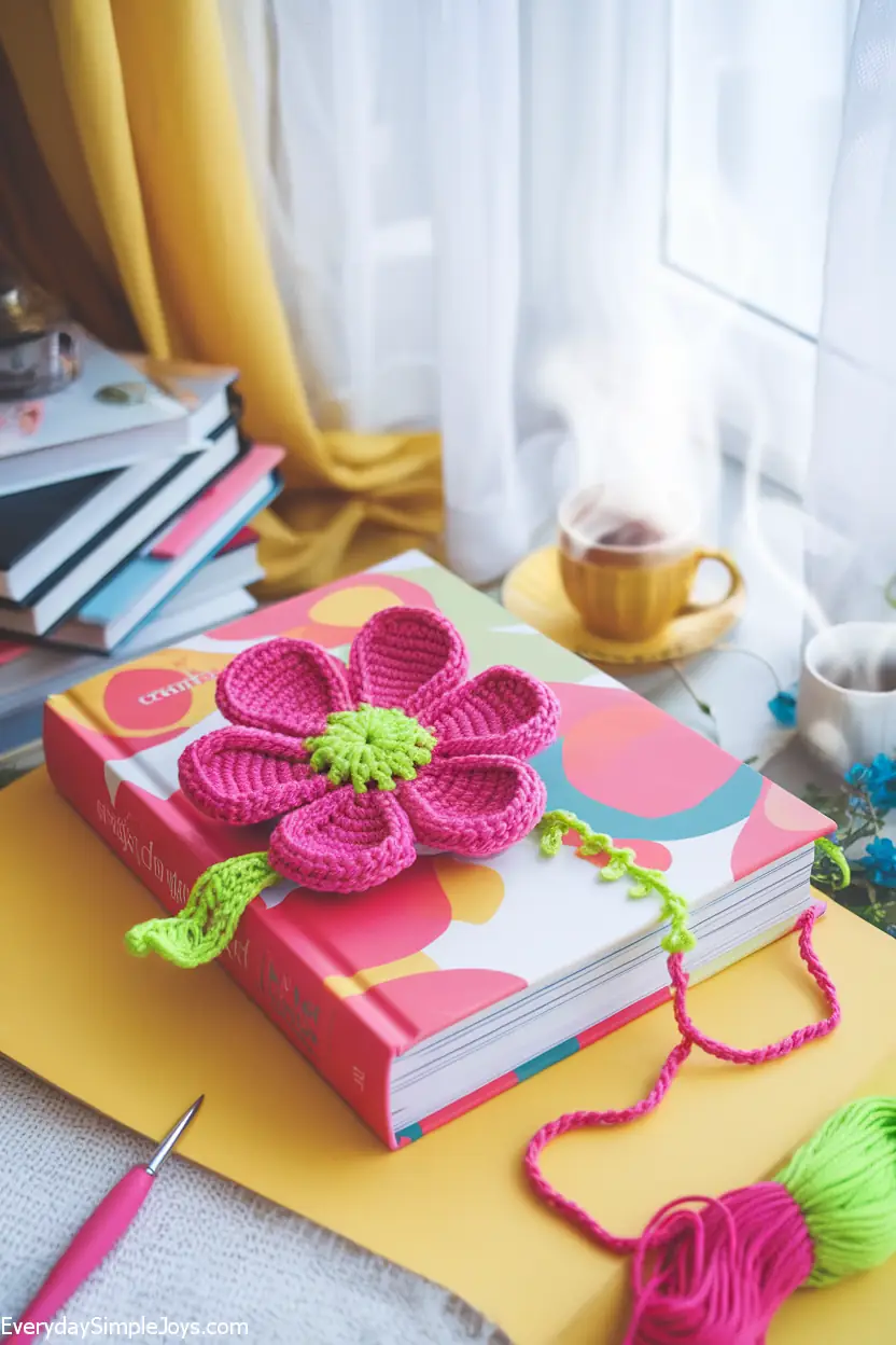 Quick and Easy Flower Bookmark