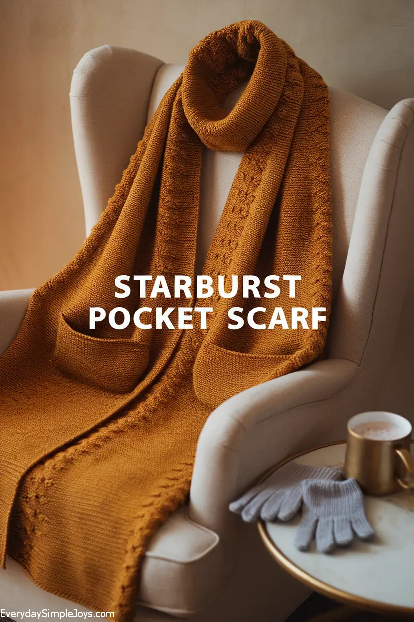 Starburst Pocket Scarf