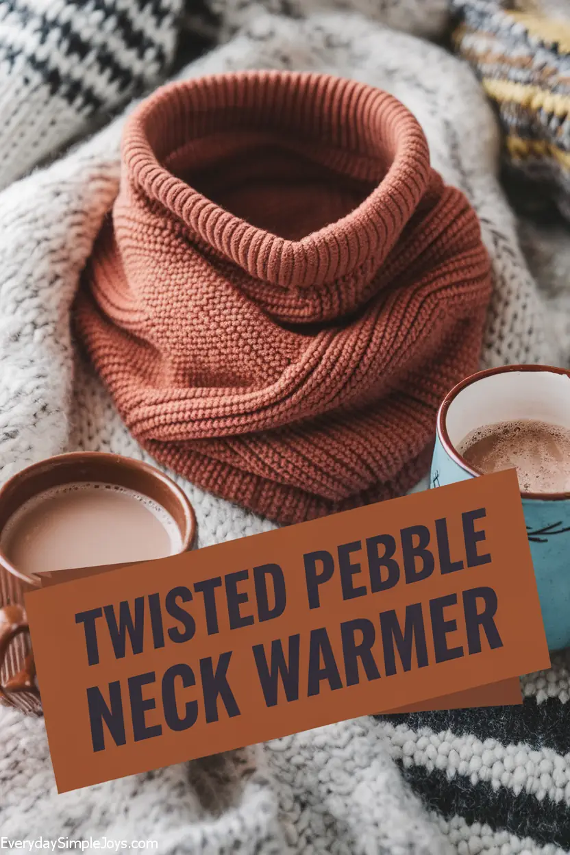 Twisted Pebble Neck Warmer