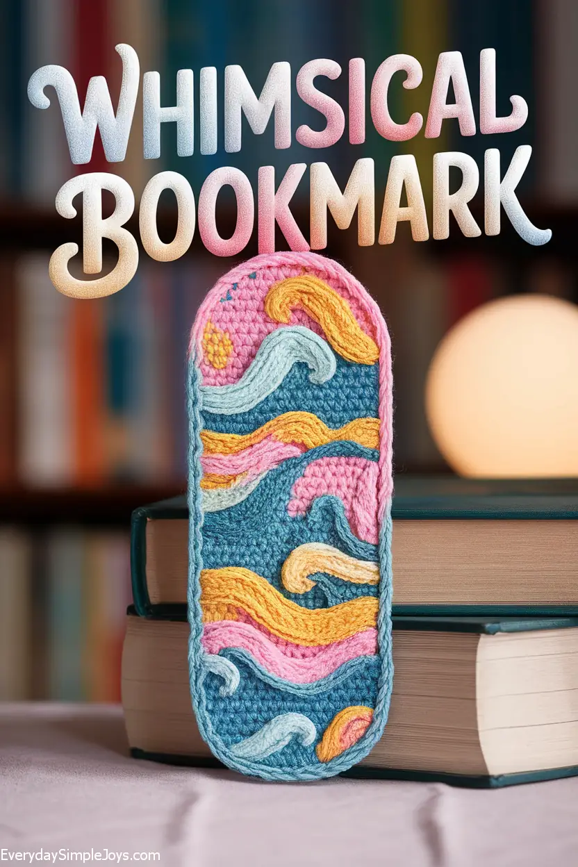 Whimsical Wave Bookmark